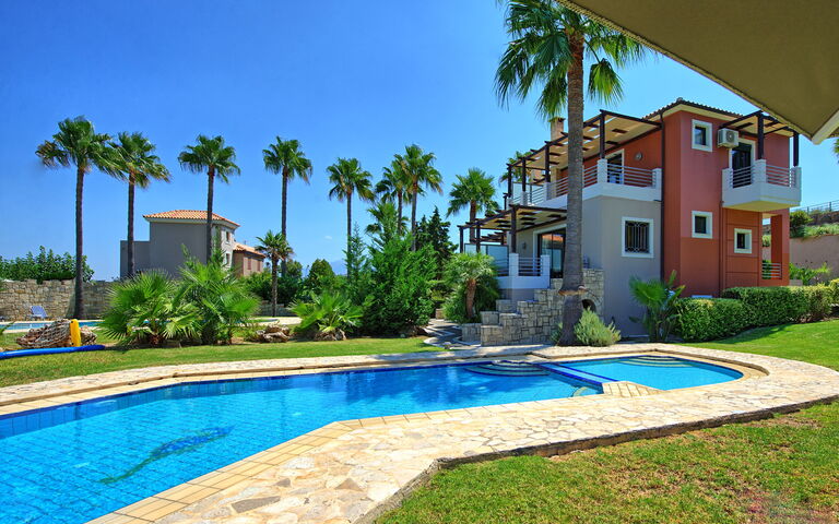 Villa Myrtia: Garden, Outdoor, Pool, Scenic View, Summer