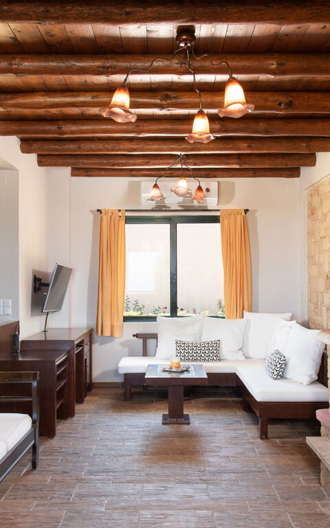Villa Kissos: Living Room