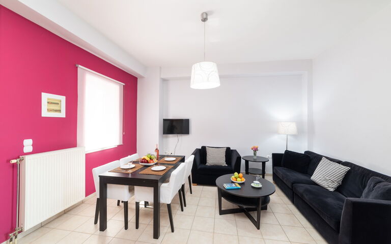 Accommodation Aria 2: Dining Room, Living Room