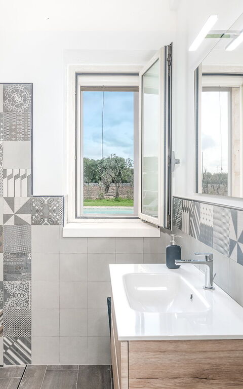 Villa Trullina: Bathroom