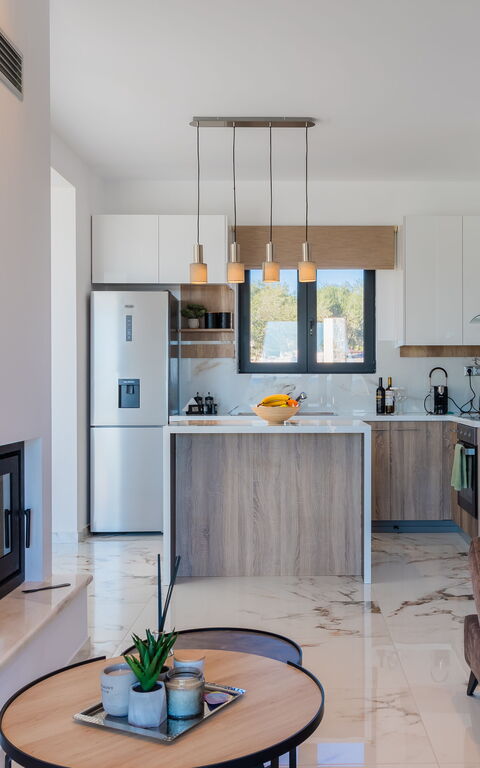 Villa Olivum: Kitchen, Living Room