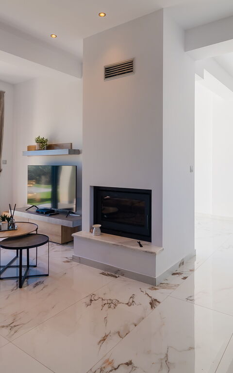 Villa Olivum: Kitchen, Living Room