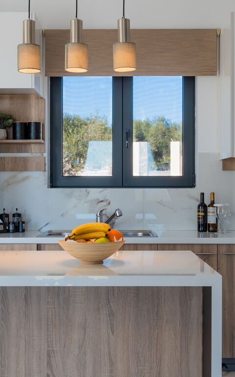 Villa Olivum: Kitchen, Living Room