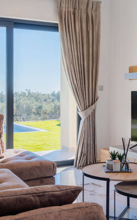 Villa Olivum: Kitchen, Living Room