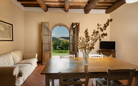 Accommodation Pesa: Kitchen, Living Room