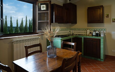 Accommodation Torri: Dining Room, Kitchen