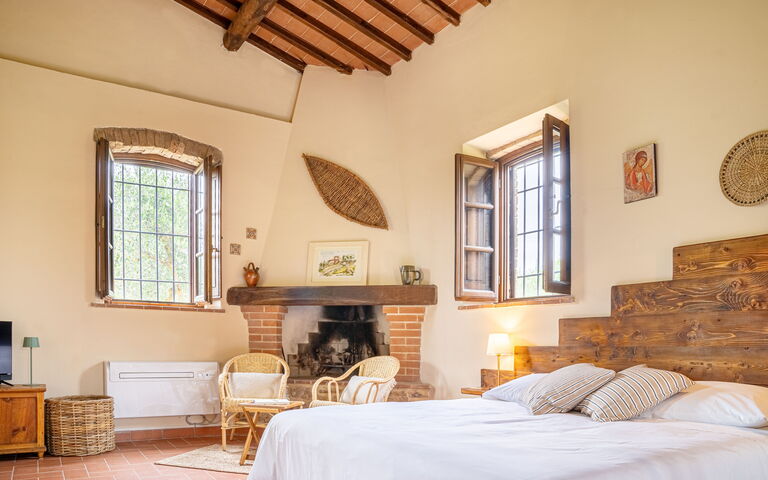 Accommodation Capanna: Bedroom, Living Room