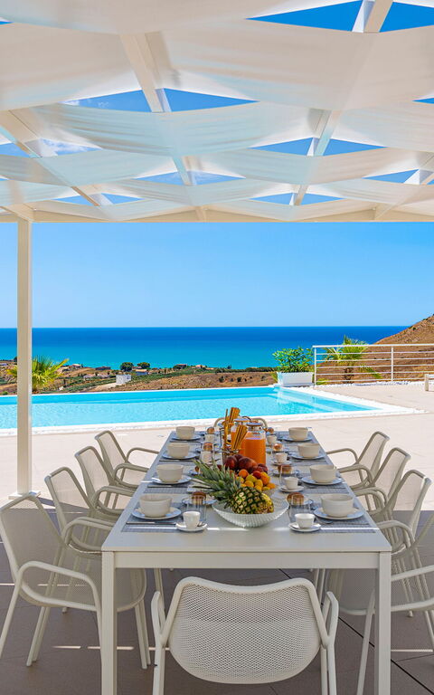 Villa Domizia: Balcony / Terrace / Patio, Pool, Scenic View