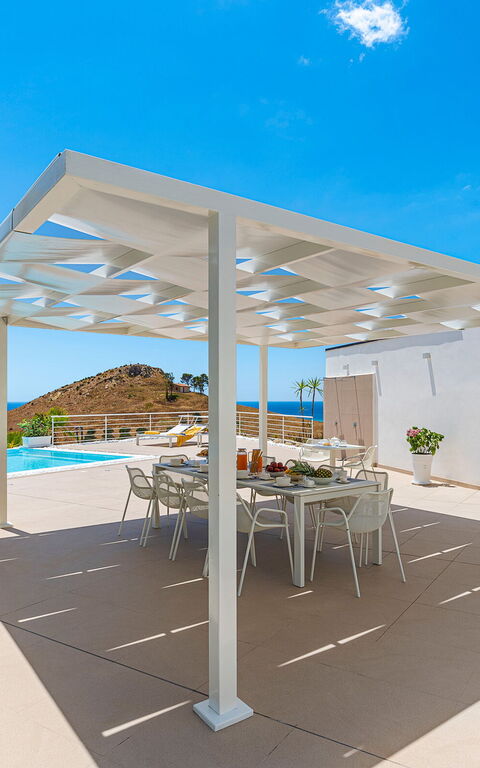 Villa Domizia: Balcony / Terrace / Patio, Pool, Scenic View