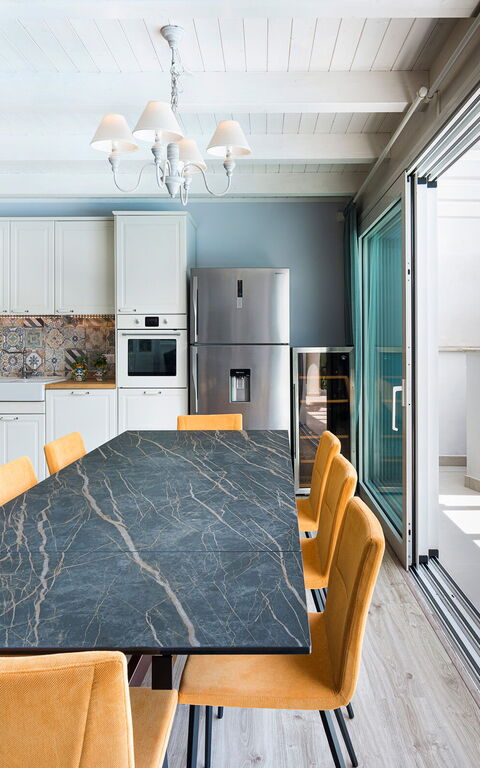 Villa Giutitta: Dining Room, Kitchen