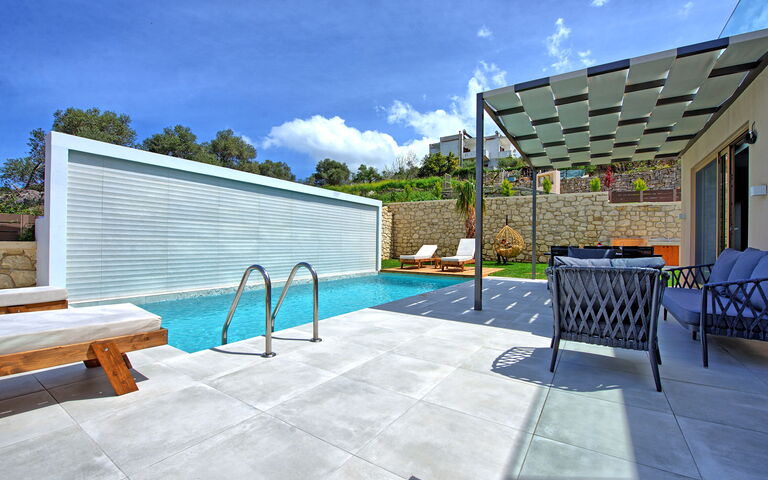 Villa Silentium Ionia: Balcony / Terrace / Patio, Outdoor, Pool