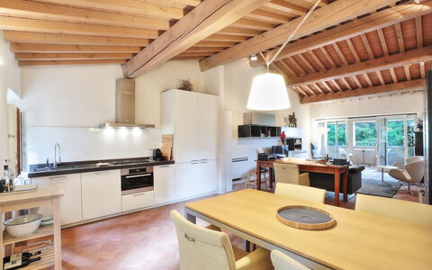 Accommodation La Terrazza: Dining Room, Kitchen