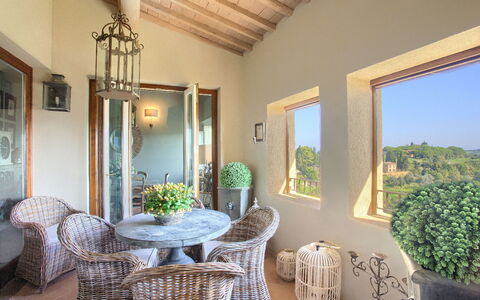 Accommodation La Loggia: Living Room