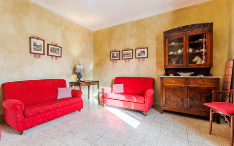 Accommodation Rossello: Living Room