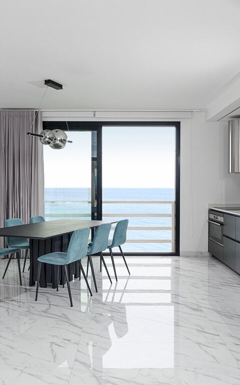Villa Hermes: Kitchen, Living Room