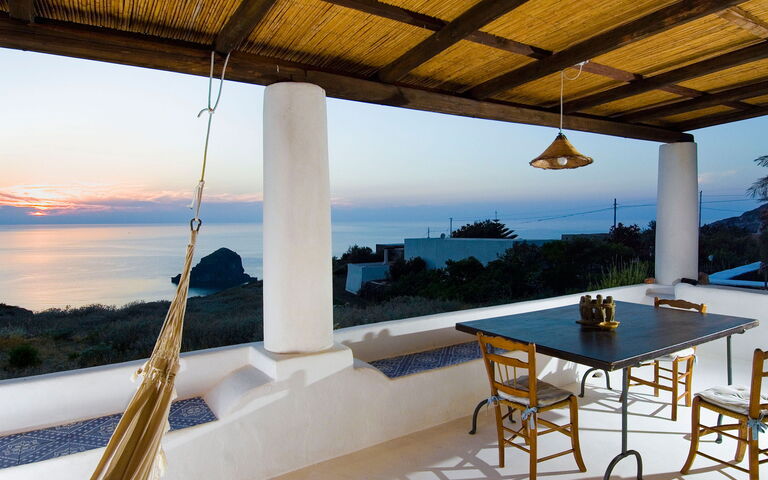 L'ulivo Di Pollara: Balcony / Terrace / Patio, Building Exterior, Outdoor, Scenic View