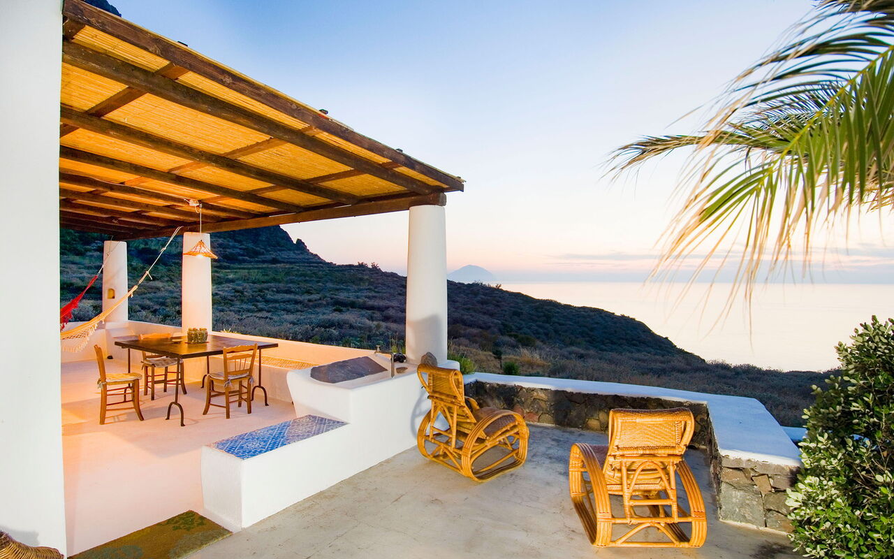 L'ulivo Di Pollara: Balcony / Terrace / Patio, Building Exterior, Outdoor, Scenic View