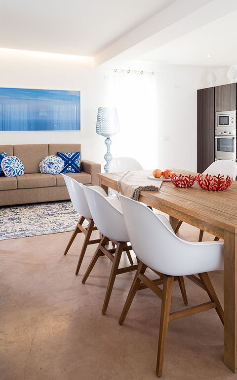 Villa San Lorenzo Fico D'india: Kitchen, Living Room