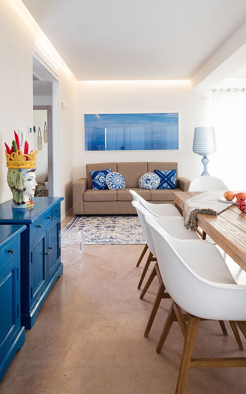 Villa San Lorenzo Fico D'india: Kitchen, Living Room