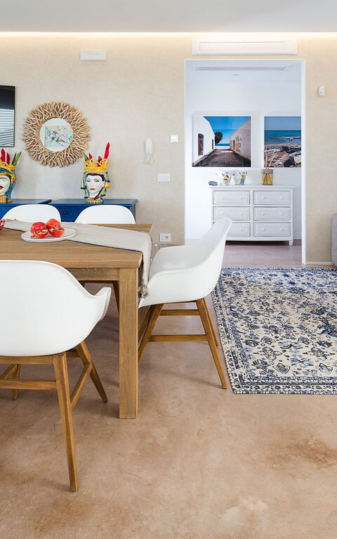 Villa San Lorenzo Fico D'india: Kitchen, Living Room