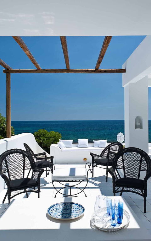 Casa Blu: Balcony / Terrace / Patio, Building Exterior, Outdoor