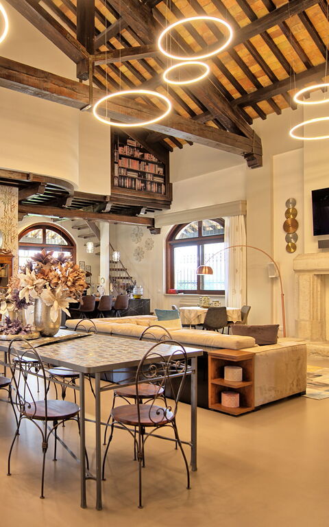 Villa Tagliaferri: Dining Room, Living Room