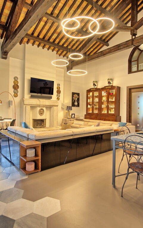 Villa Tagliaferri: Dining Room, Living Room