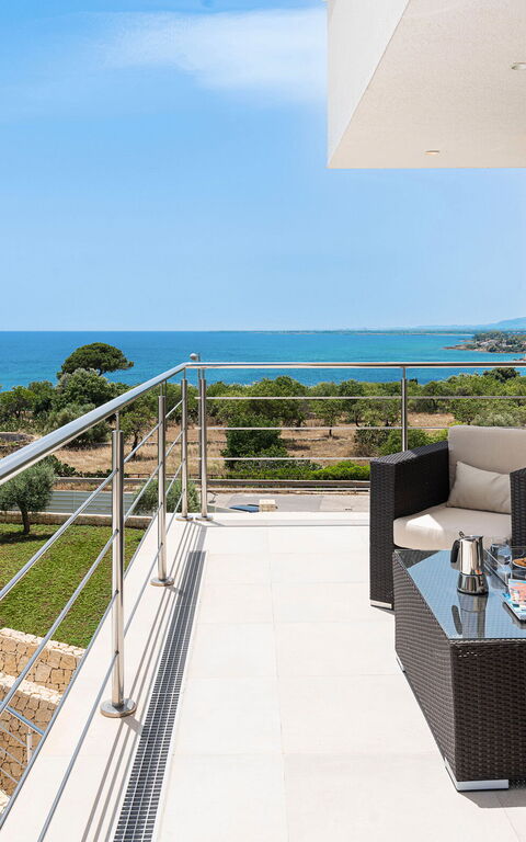 Villa Anna Plemmirio: Balcony / Terrace / Patio, Scenic View