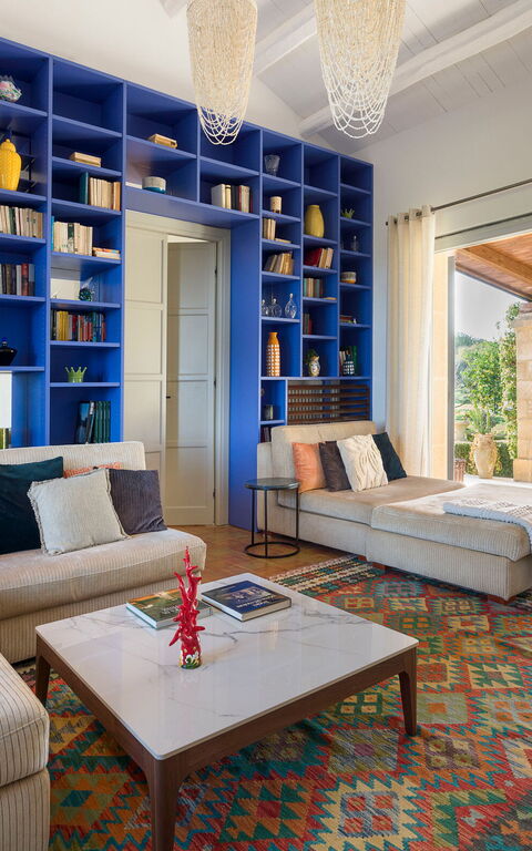 Pigna Blue: Living Room