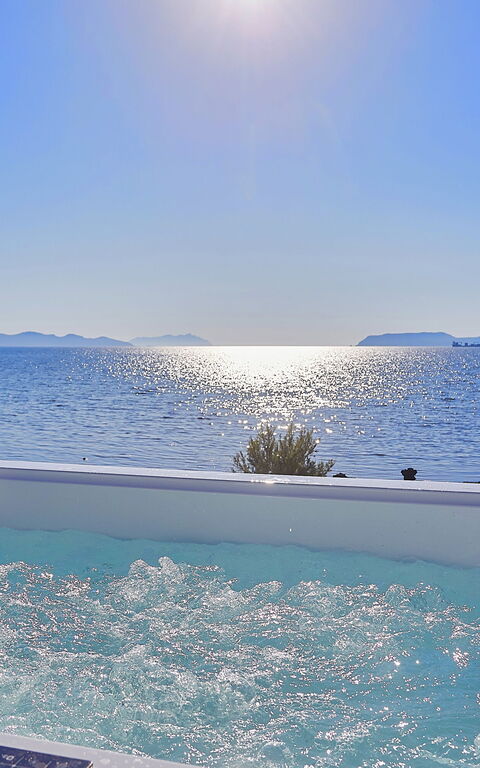 Villa Maraus: Building Exterior, Hot Tub, Outdoor, Scenic View