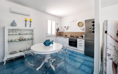 Accommodation Riccio: Dining Room, Kitchen