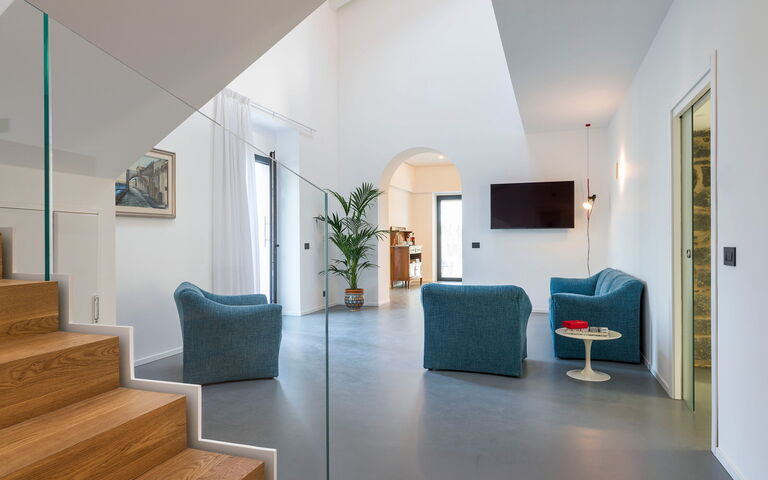 Villa Gianos: Living Room