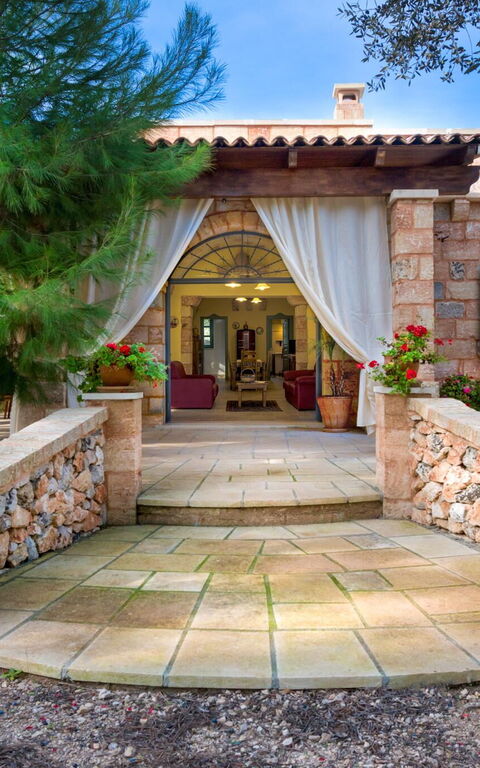 Villa Astrea: Balcony / Terrace / Patio, Building Exterior, Main Entrance