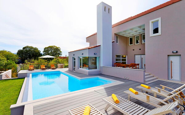 Villa Jure: Balcony / Terrace / Patio, Garden, Outdoor, Pool, Scenic View