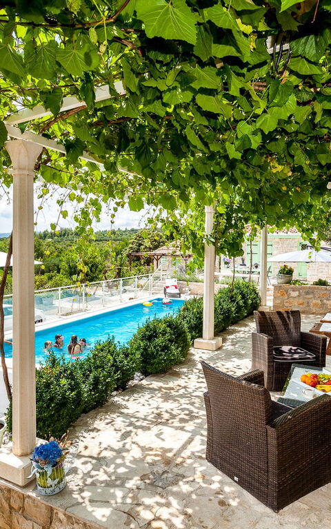 Villa Azurit: Balcony / Terrace / Patio, Outdoor, Pool