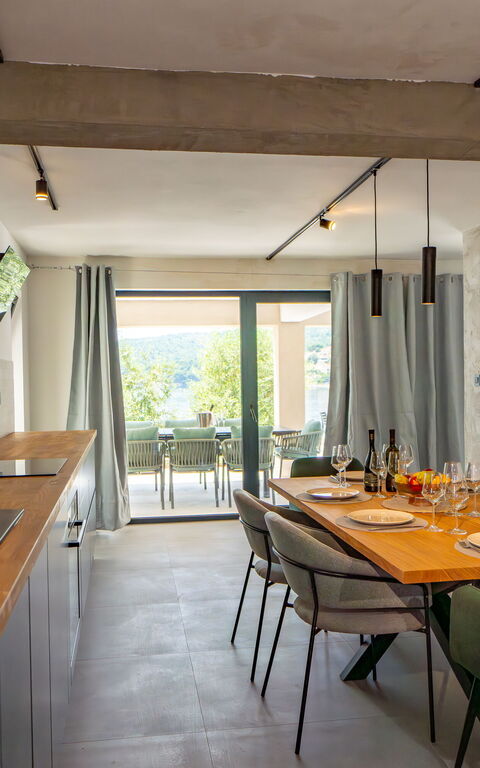 Villa Cosmic: Balcony / Terrace / Patio, Dining Room, Kitchen