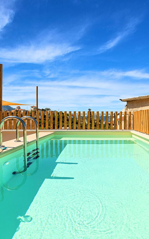 Villa Mirage: Building Exterior, Outdoor, Pool, Scenic View