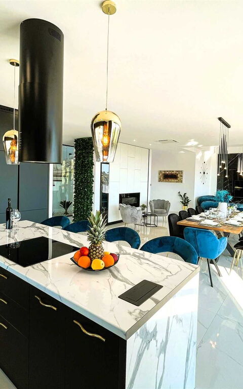 Villa Nikta: Dining Room, Kitchen