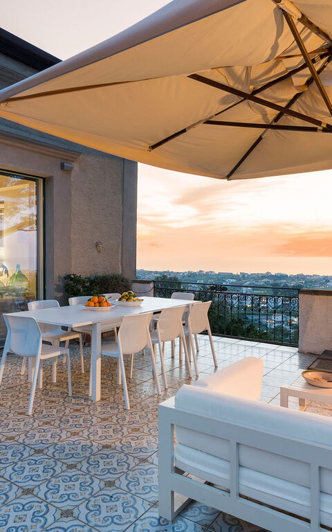Villa Giuffrè: Balcony / Terrace / Patio, Building Exterior, Outdoor, Scenic View