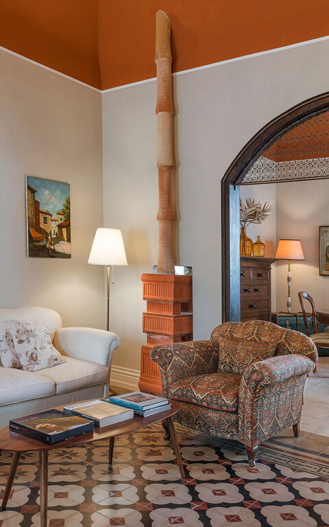 Villa Giuffrè: Living Room