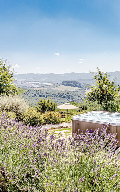 Chateau La Siroque: Building Exterior, Garden, Hot Tub, Outdoor, Scenic View