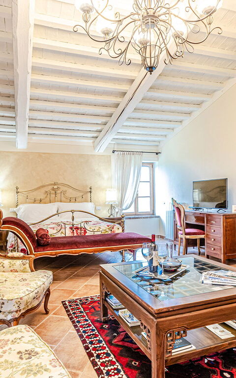 Chateau La Siroque: Living Room