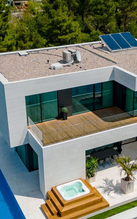 Orvas Villa 82: Building Exterior, Garden, Hot Tub, Pool, Scenic View