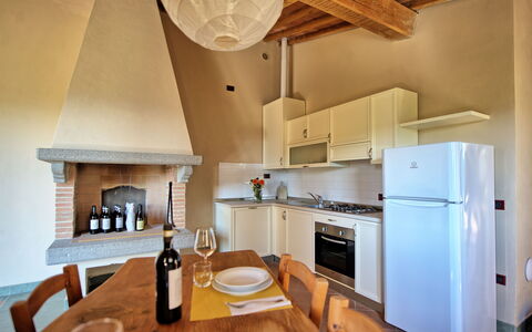 Accommodation Torre 1: Dining Room, Kitchen