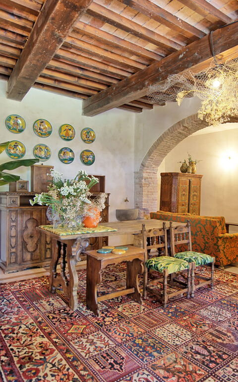 Villa Casciani: Living Room