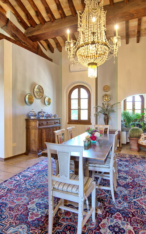 Villa Casciani: Dining Room, Living Room
