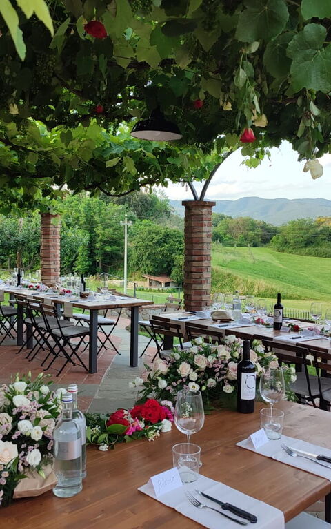 Le Fornaci: Balcony / Terrace / Patio, Building Exterior, Garden, Outdoor, Scenic View