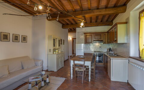 Accommodation Grillo: Dining Room, Kitchen, Living Room