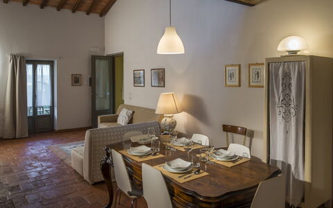 Accommodation Nanni: Dining Room, Living Room