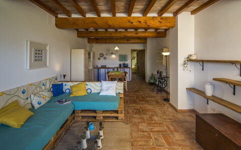 Accommodation Roggiola: Living Room